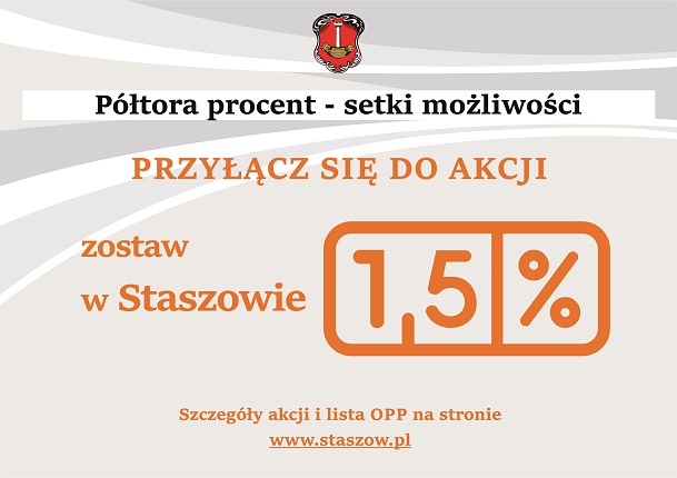 Zostaw 1,5 % w Staszowie - edycja 2023